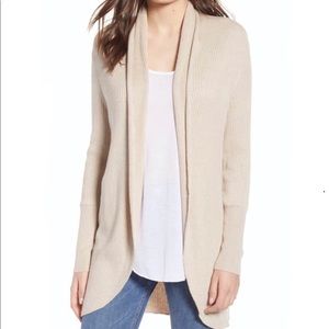 Leith Ribbed Shawl Cocoon Sweater